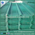 PVC coated cheap sheet metal fence panels heavy gauge galvanized welded wire mesh panel